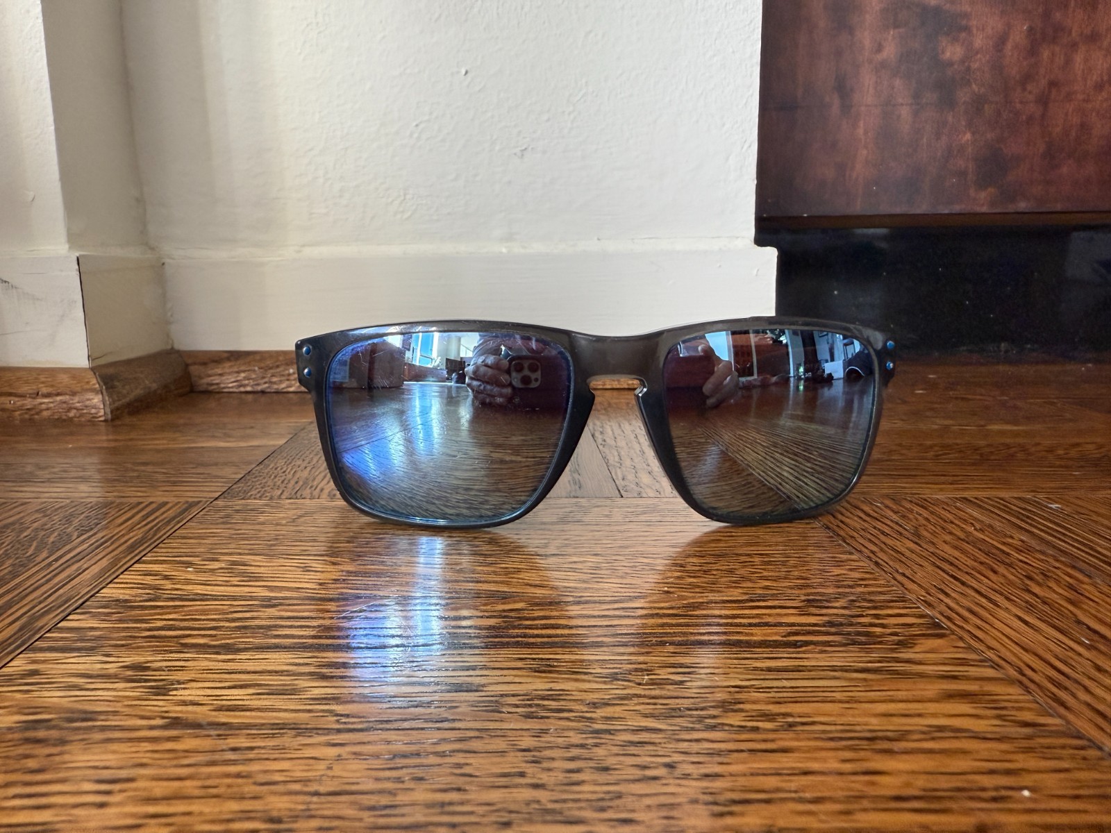 Oakley Holbrook XL 009417-0959 Grey Prizm Sapphire Polarized Lenses Sunglasses