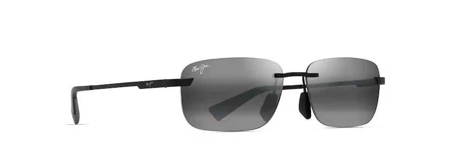 Maui Jim Lanakila PolarizedPlus2 Sunglasses – Black Titanium Frame w Grey Lenses