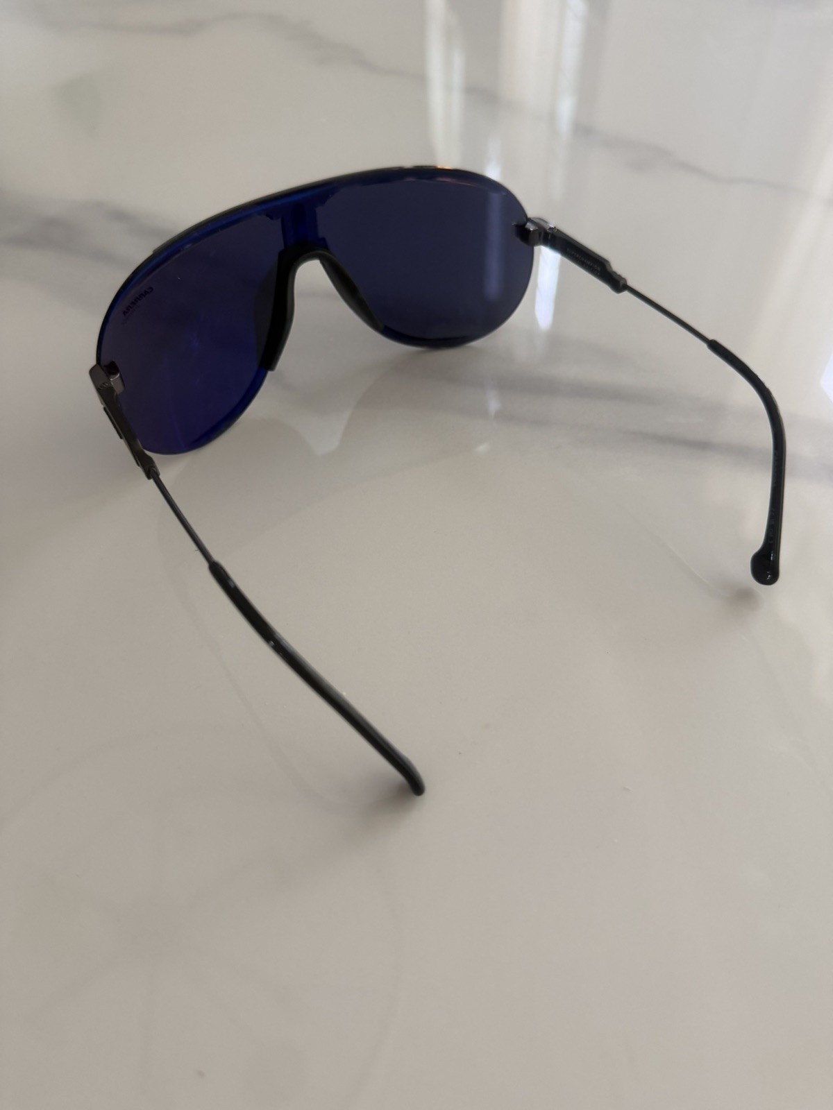 Carrera Speedchampion 8072K Shield Sunglasses Black Gray Lens w/Case #160