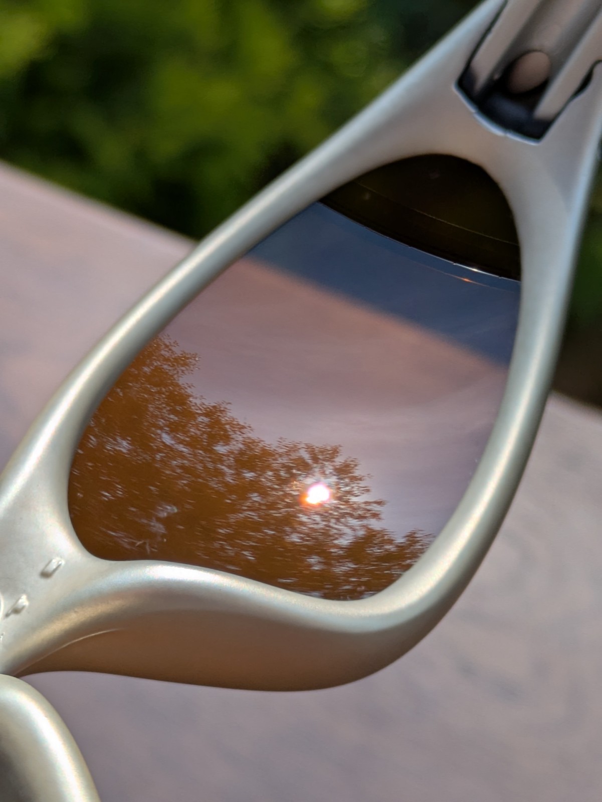 Oakley Minute 1.0 gen 2 FMJ Platinum Frame Gold Iridium Lens Gold iridium 04-082