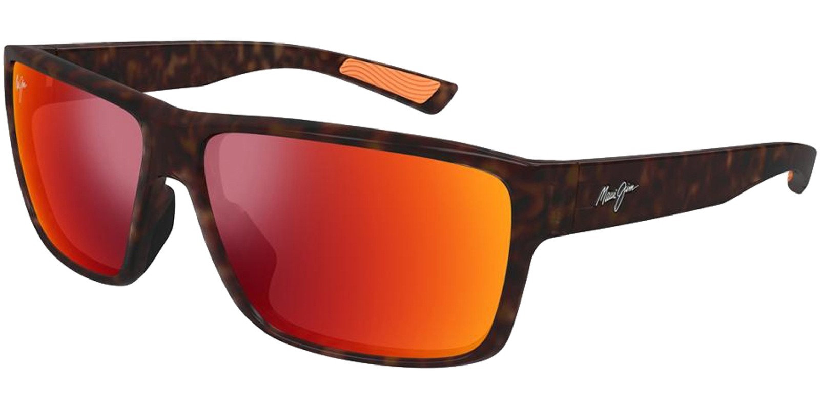 Maui Jim Uila Square Wrap Sunglasses w/ Glass Lens – Made in Italy