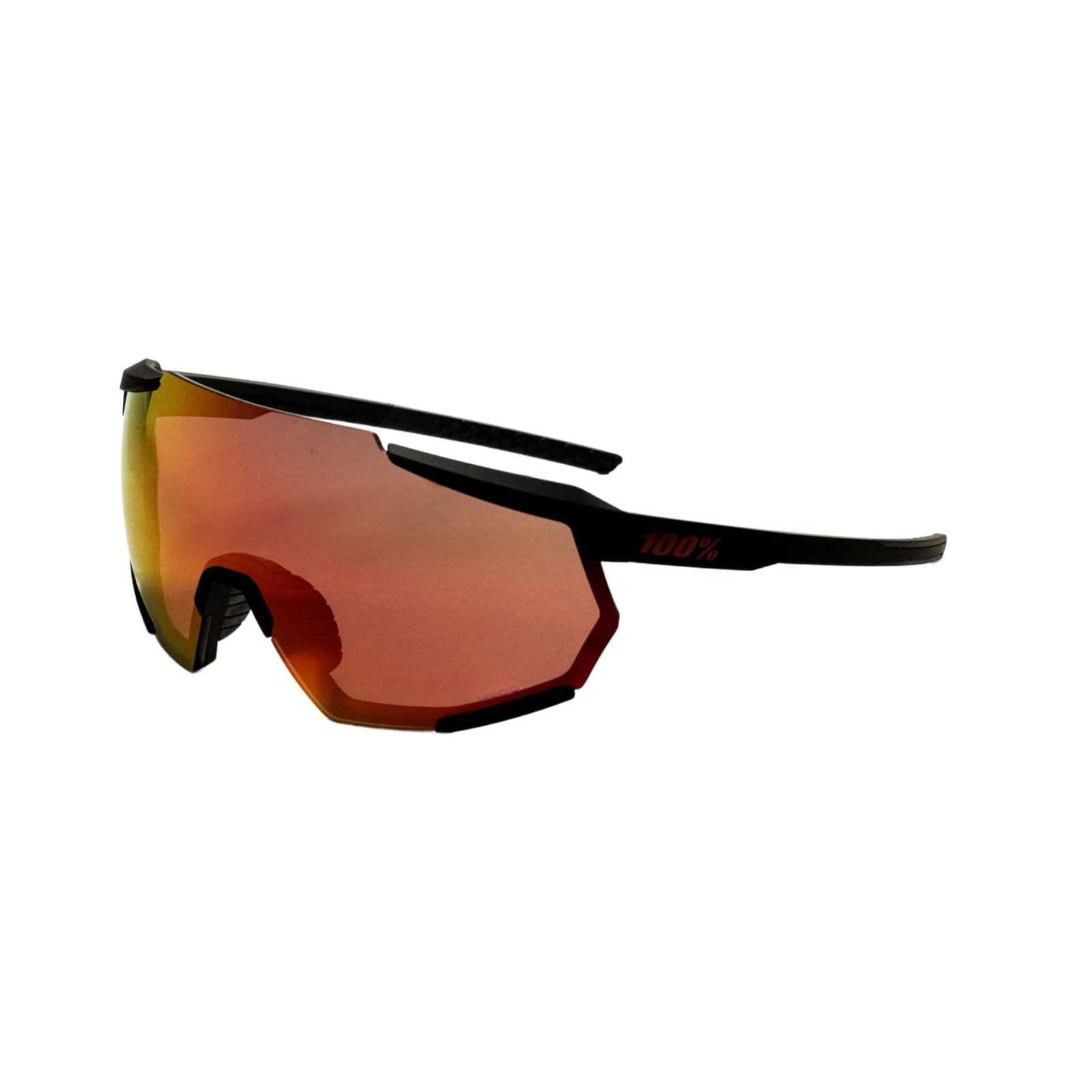 100 Percent Men’s Racetrap 3.0 99mm Soft Tact Black Sunglasses 60004-00003
