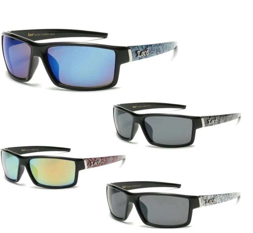Locs Square Bandana Sunglasses | Gangster Cholo Designer Men’s Shades