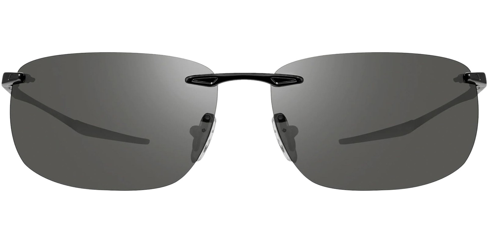 Revo Descend Z Polarized Rimless Wrap Sunglasses – RE11700 – Made In Japan