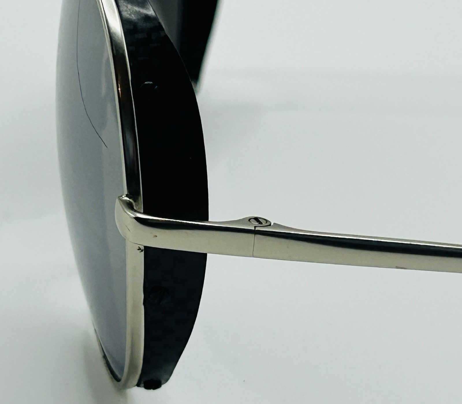 DIROCCO Silverstone Penmann Aviator Sunglasses Titanium Carbon Italy RARE