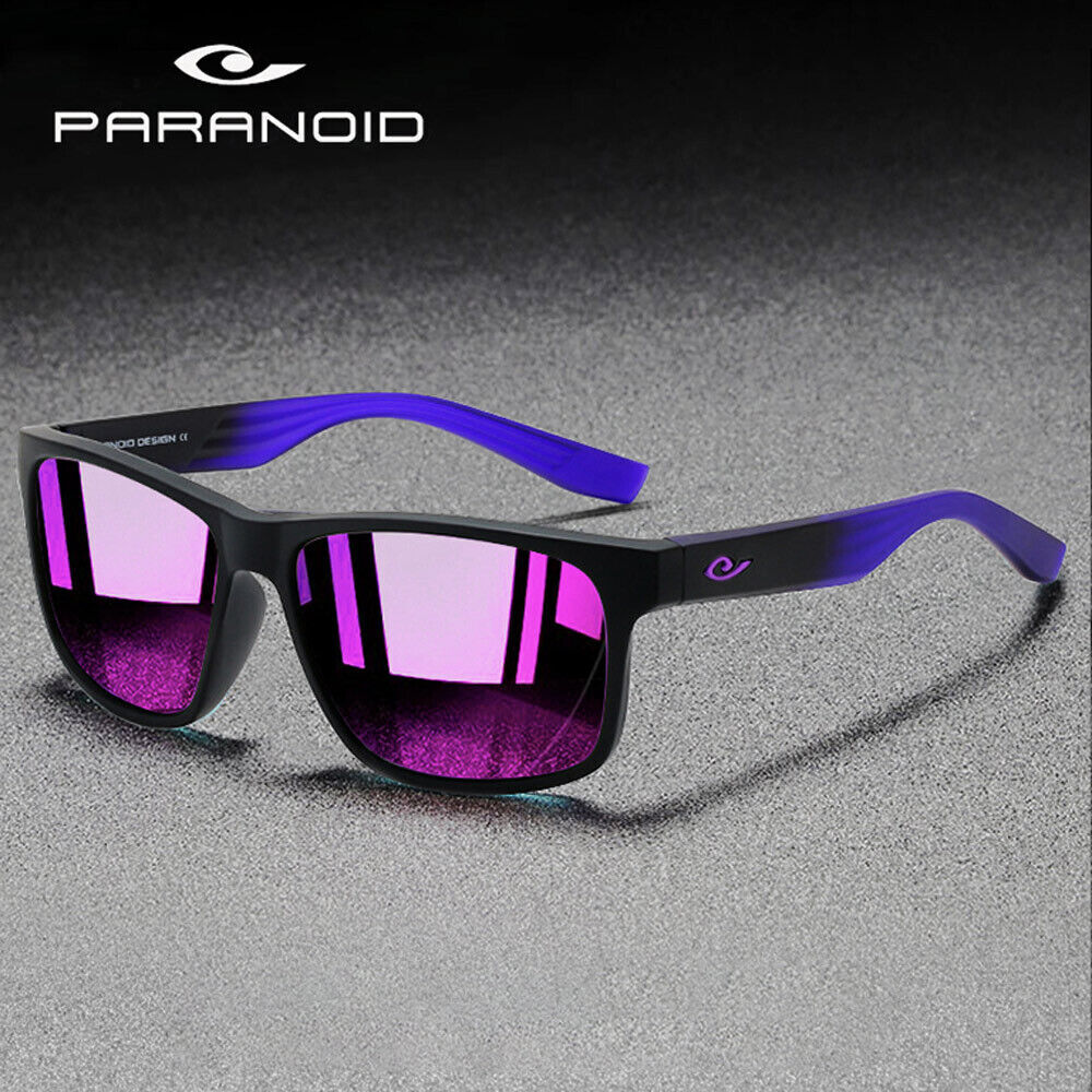 PARANOID Sport Polarized Sunglasses for Men/Women Outdoor Driving Shades Glasses