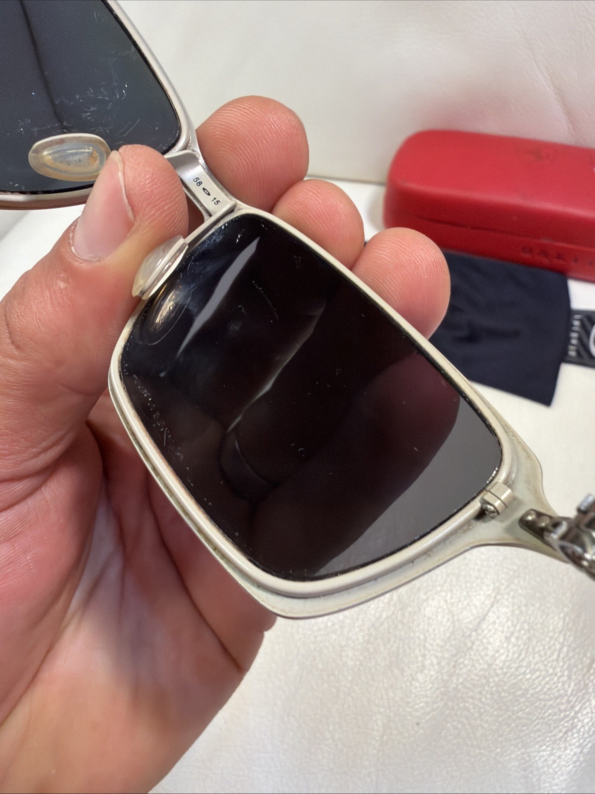 Oakley Tincan Polarized Sunglasses AS SEEN SEE PHOTOS AND DETAILS