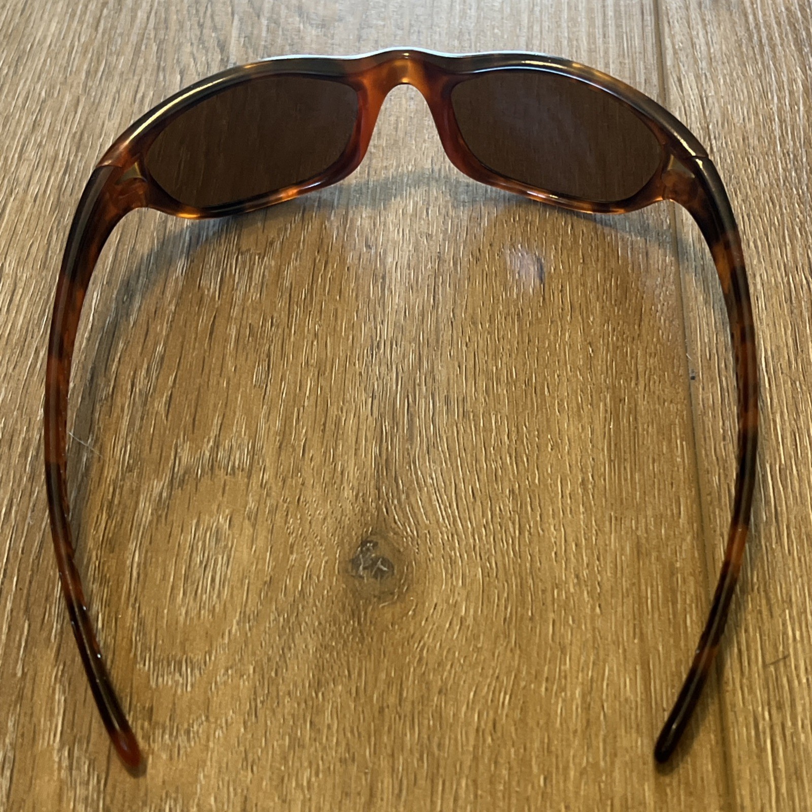 Vintage Oakley Tens 1.0 Brown Tortoise Wrap Sunglasses FRAMES ONLY Made In USA
