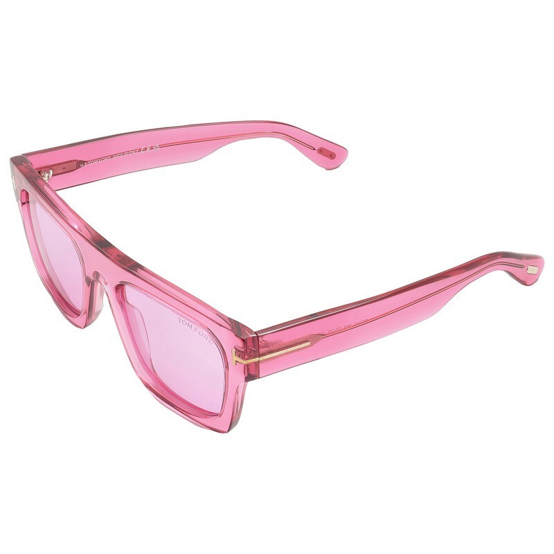 Tom Ford FT0711 75S 53 – Fausto Pink Browline Men’s Sunglasses