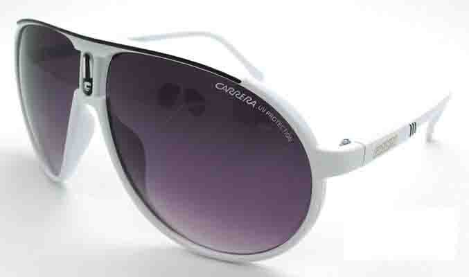 Men Womens Retro Sunglasses Unisex Matte Frame Glasses Carrera White/black