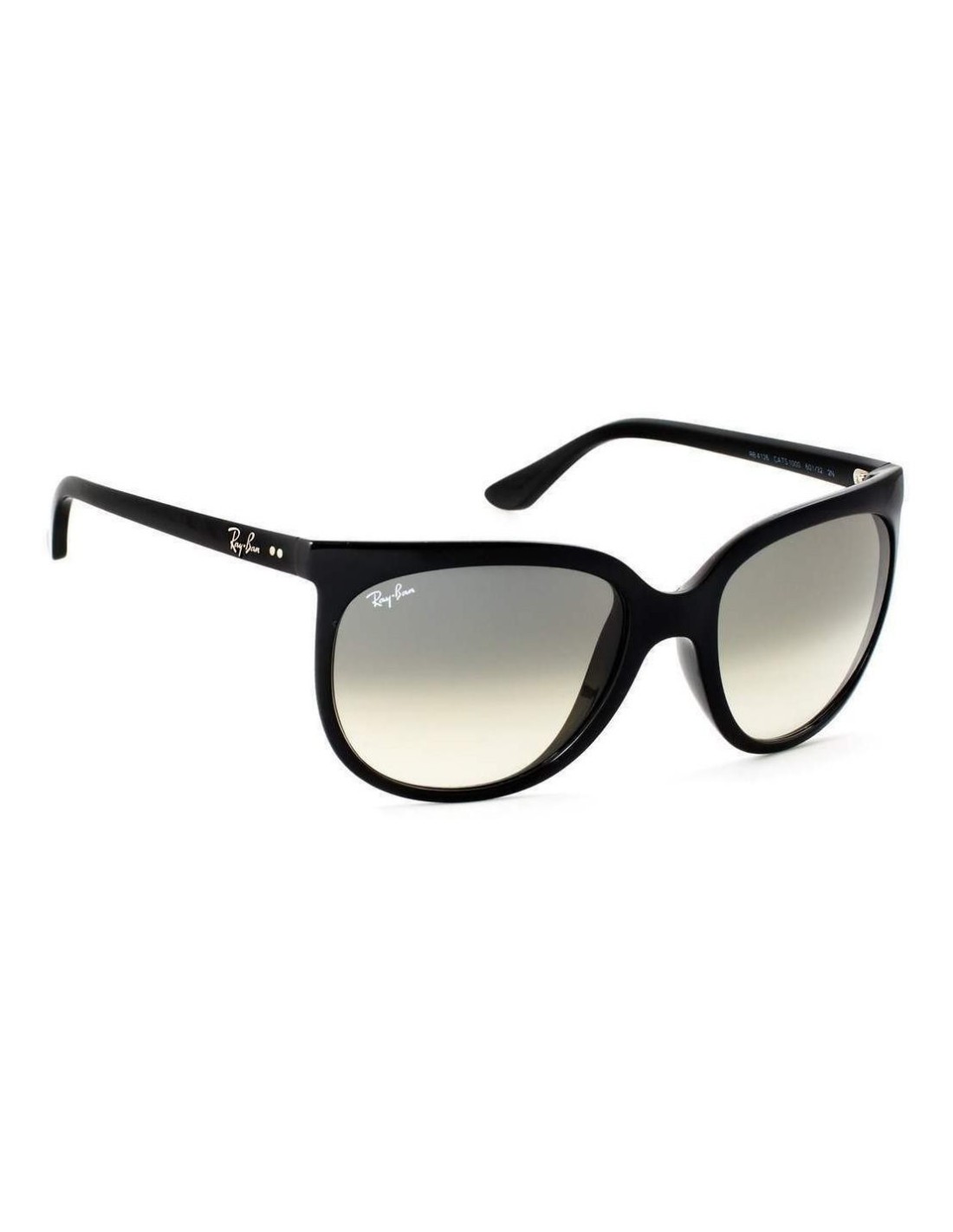 Ray-Ban RB4126 601/32 Cats 1000 Polished Black Light Grey Gradient 57-19