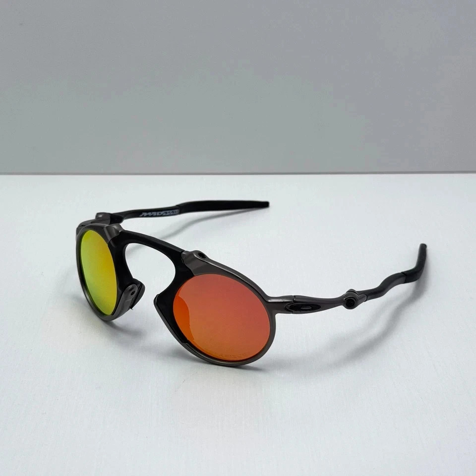Oakley Madman OO6019 X-Metal Dark Carbon Ruby Polarized SunglassesIN BOX