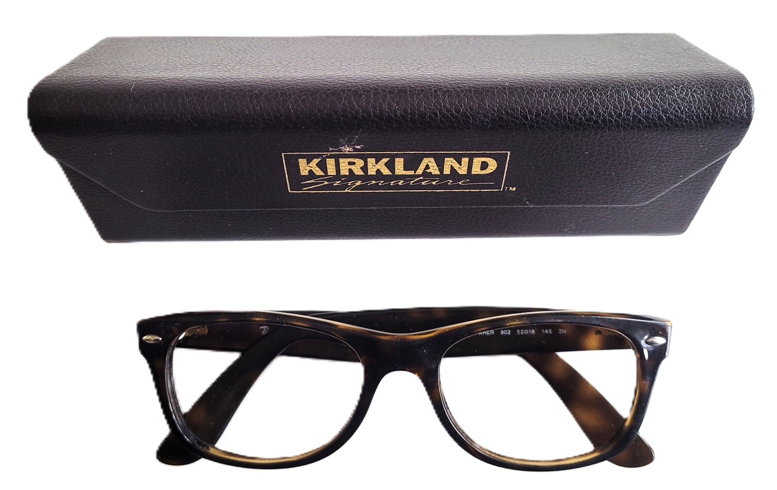 RAY-BAN EYEGLASSES FRAME RB2132 902 NEW WAYFARER 55-18-145 WITH CASE