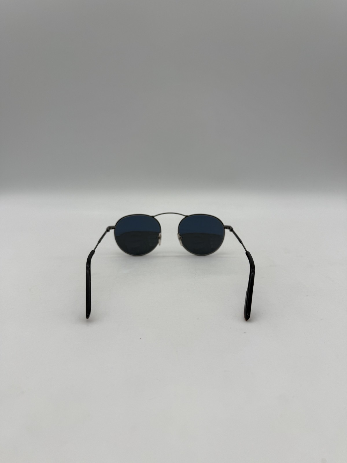Ermenegildo Zegna Sunglasses EZ0114 08C Shiny Silver/Gray 50-19-145 No Case