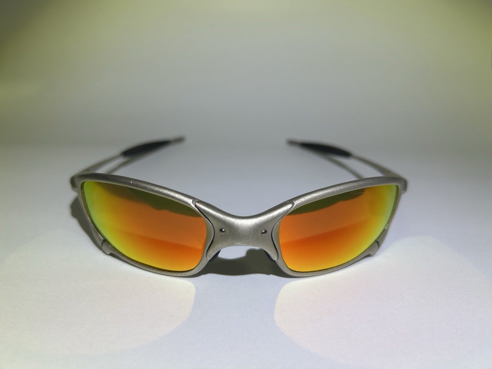 Rare Oakley Juliet X-Metal Plasma Fire Iridium Sunglasses Vintage 1st Gen
