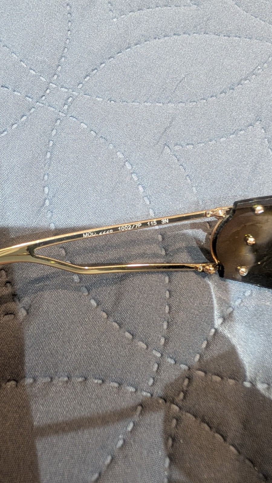 Versace VE2226 Shield Sunglasses Metal Frame Gold Tinted UV400(ORIGINALS)