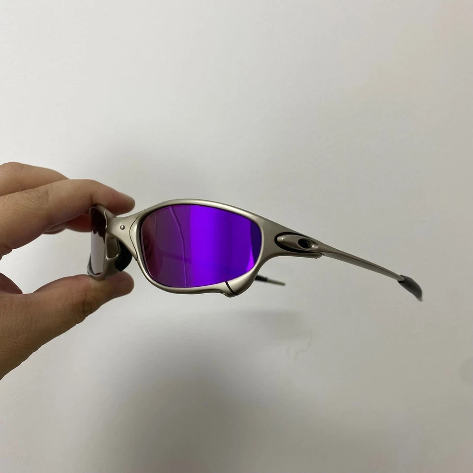 Oakley X-Metal Juliet 1.0 Sunglasses Silver Frame/Purple Lenses