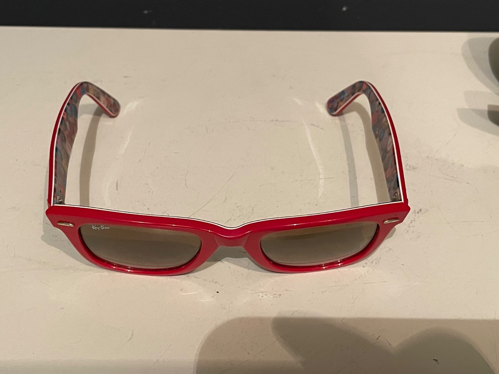 Ray-Ban Wayfarer RB2140 Special Series #4 Sunglasses Italy w/ Case Rare