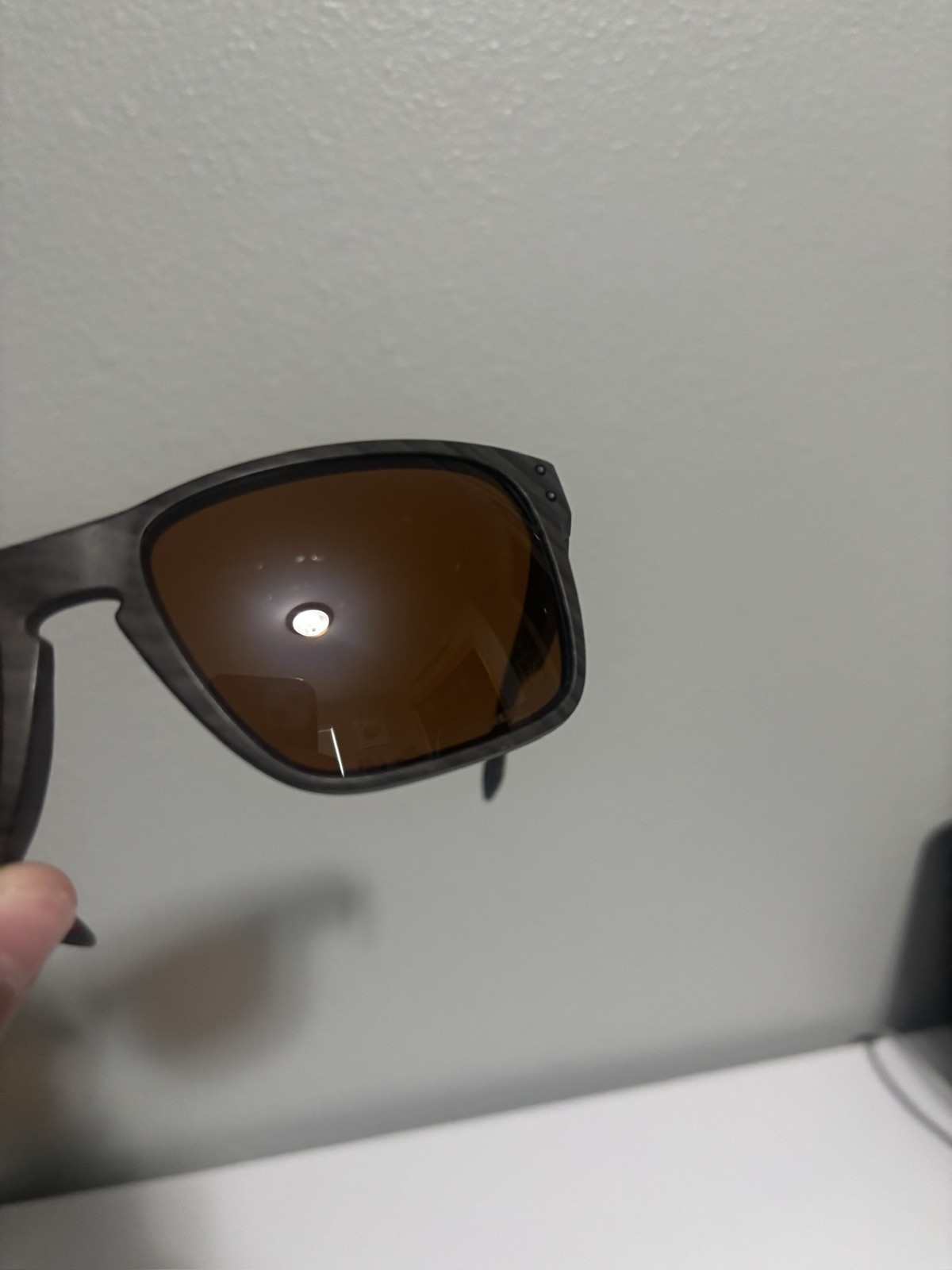 Oakley Holbrook XL sunglasses Matte Woodgrain Prizm Polar no original box