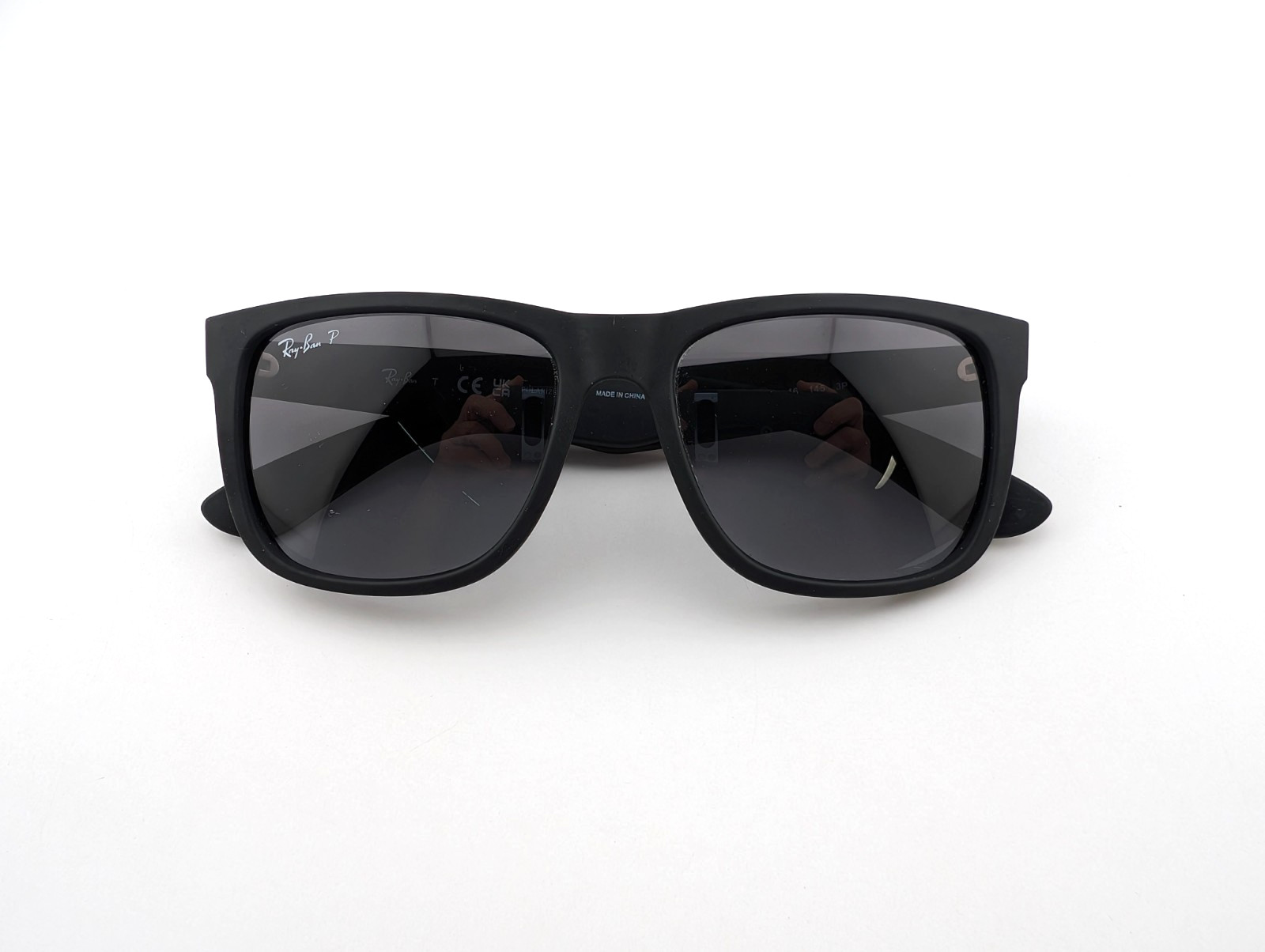 Ray-Ban Sunglasses, Polarized Lenses, Justin RB 4165 622/T3, 54-16-145, Plastic