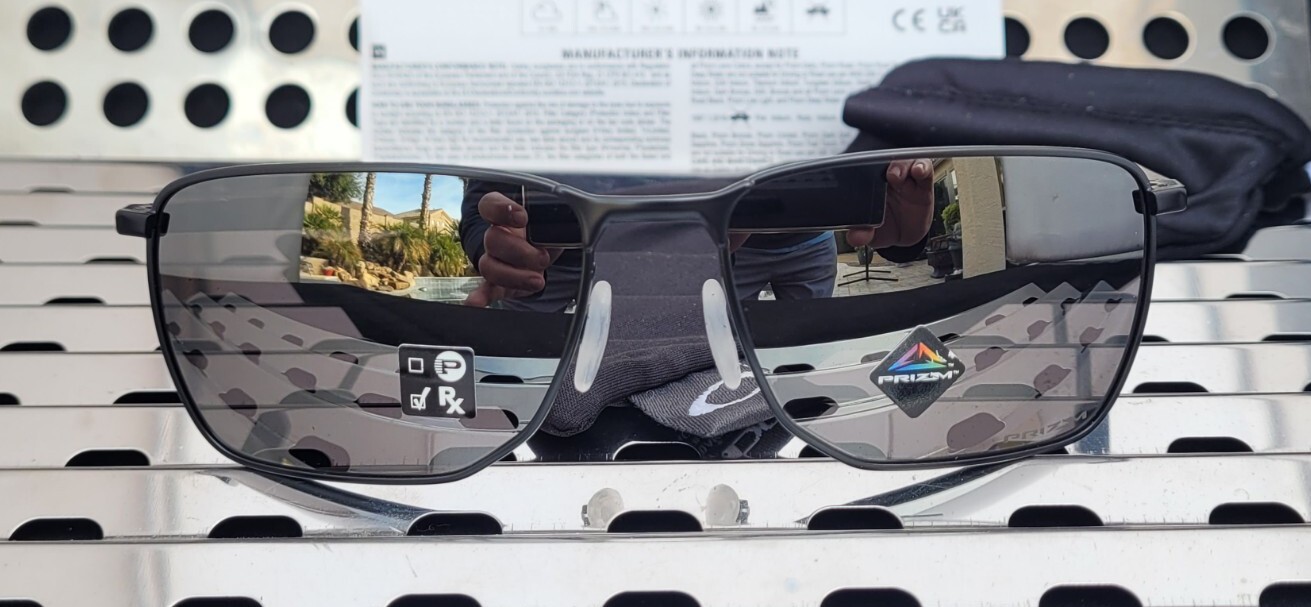 New Oakley EJECTOR Sunglasses 4142-0158 Satin Black w/ Prizm Black Lenses