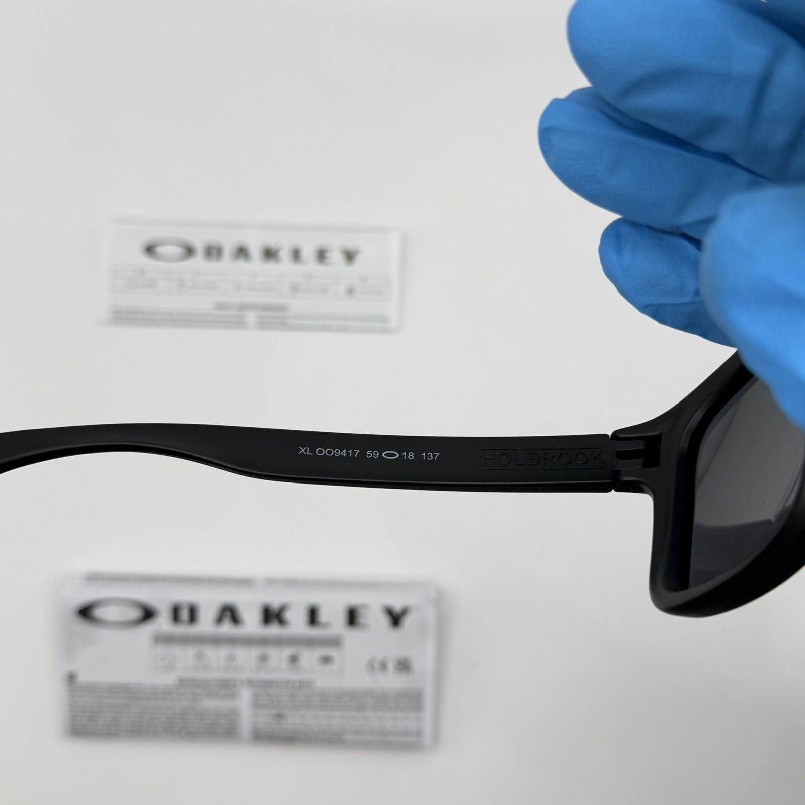Oakley Holbrook XL OO9417 sunglasses black frame gray Prizm lenses