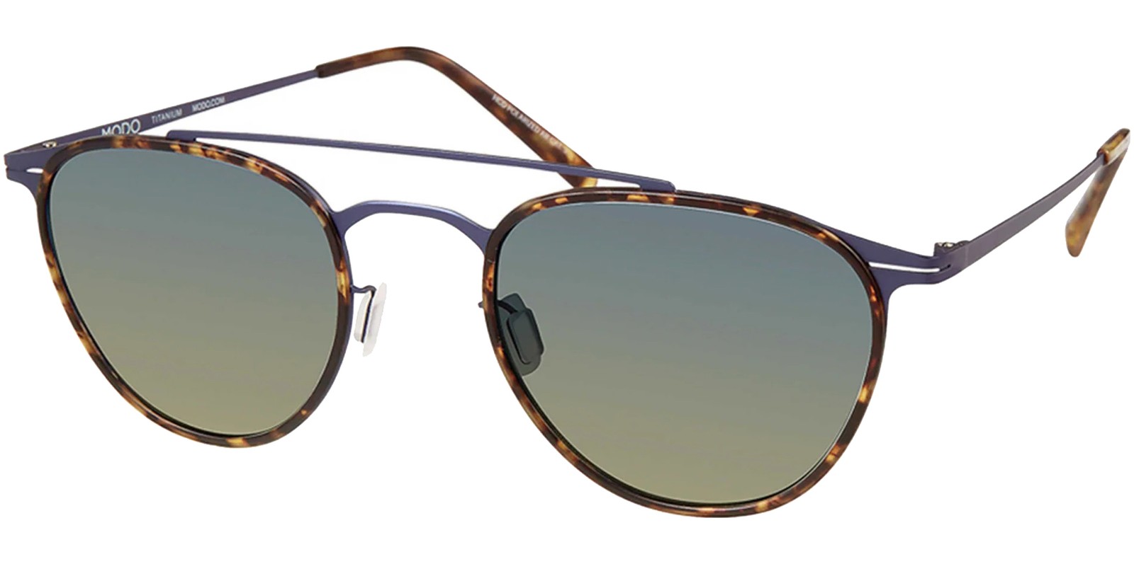 Modo Polarized Tortoise Round Aviator Sunglasses w Gradient Ln MS685S051 Japan