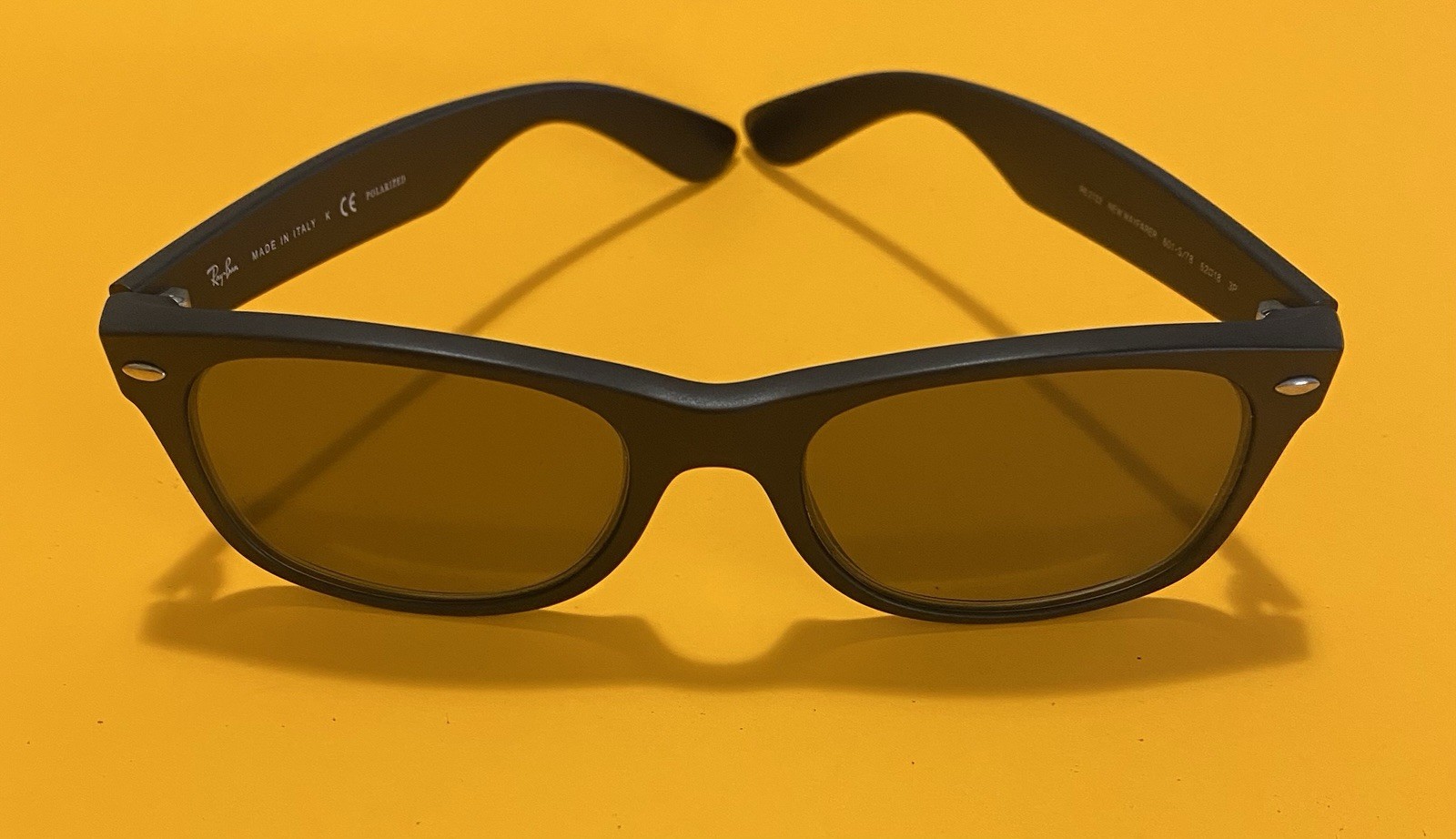 Ray-Ban New Wayfarer RB2132 Sunglasses Matte Black FRAME READ DESCRIPTION