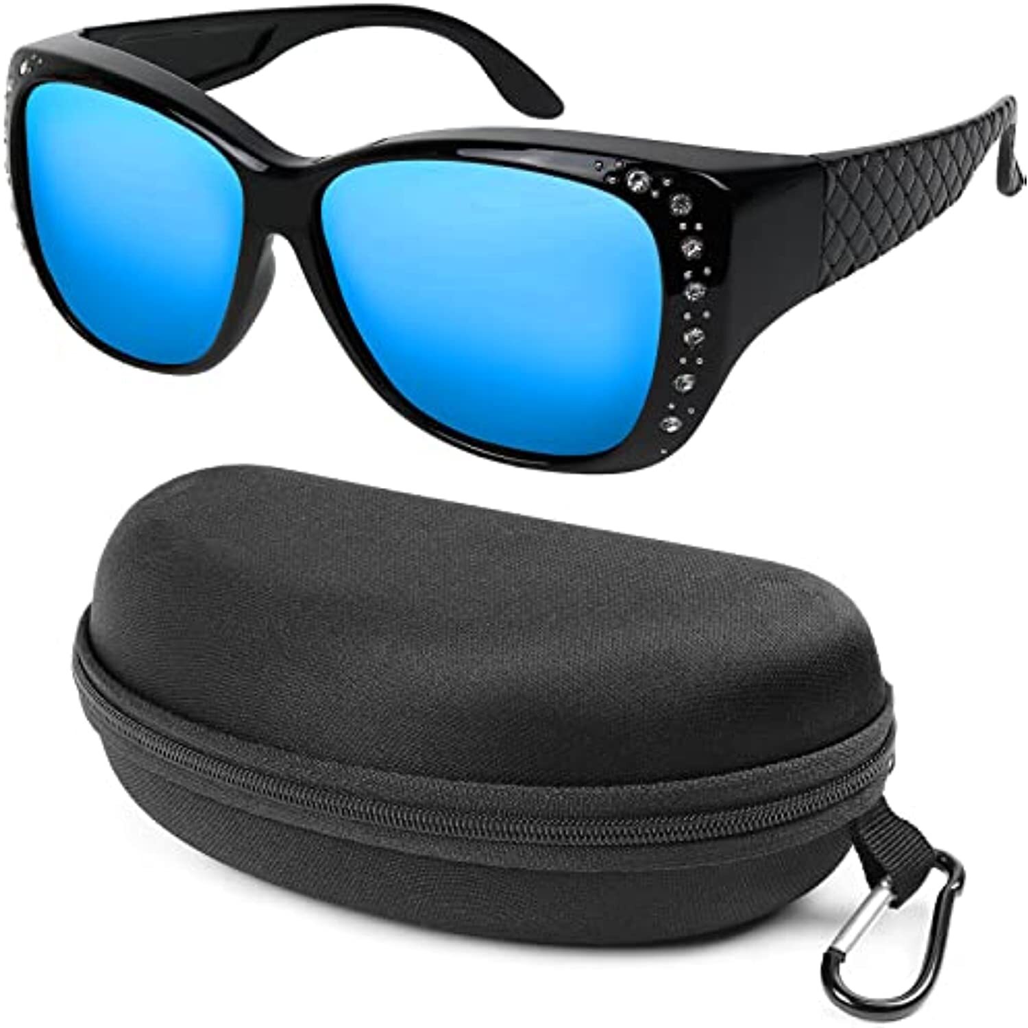 Sunglasses that Fit Over Glasses for Women UV Protection Polarized and HD Vision