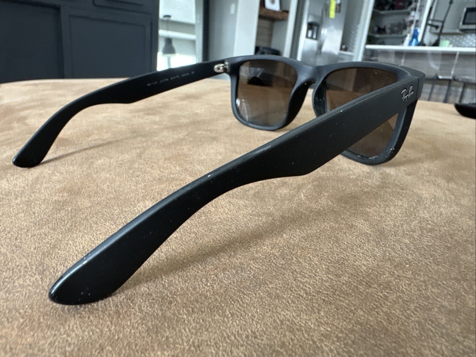 RAY BAN RB4165 622 T3 Matte Black Bronze Polarized Men’s 54mm Sunglasses #K37