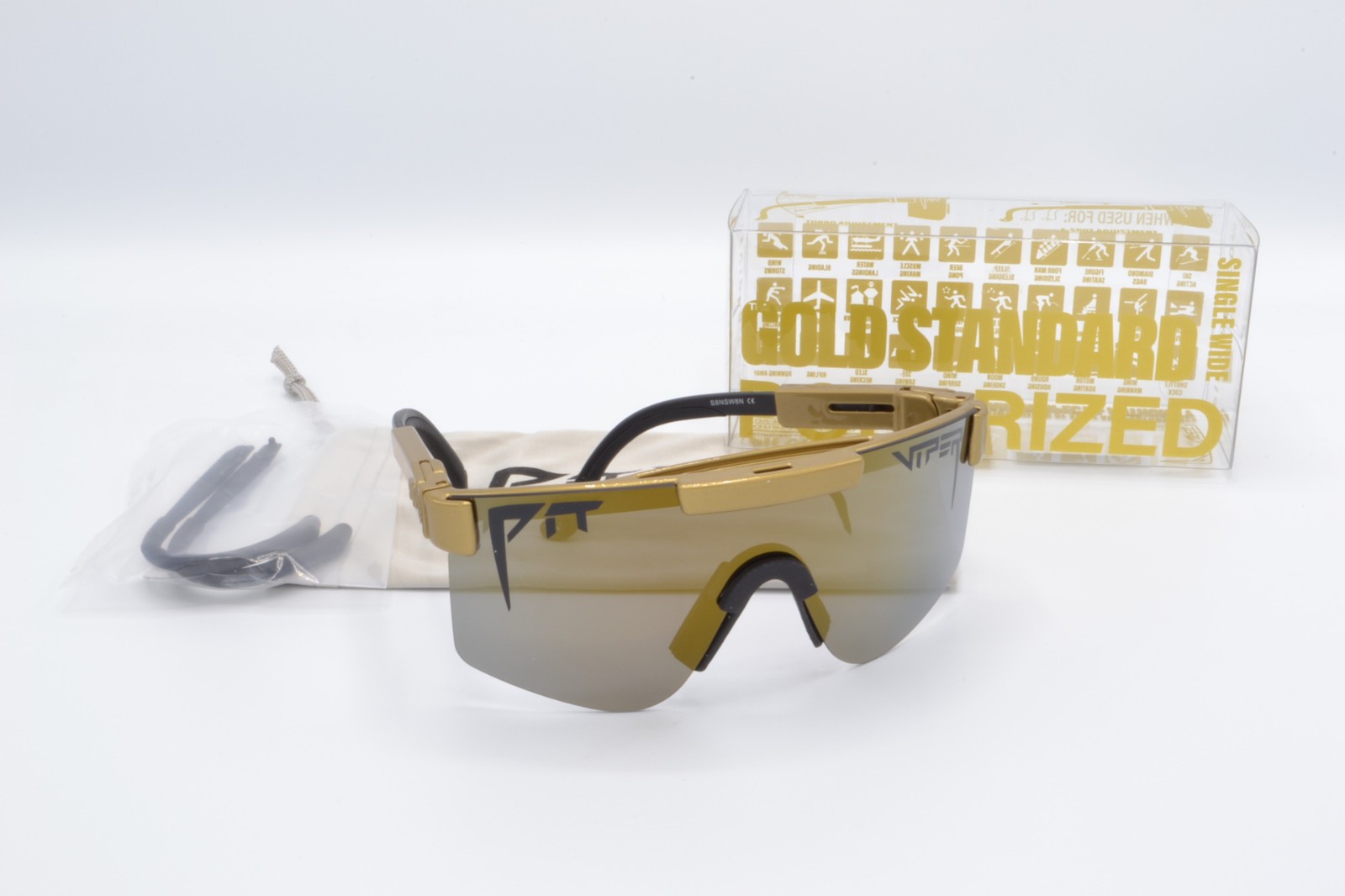 PIT VIPER Originals the Gold Standard Polar Single Wide NEW / AUTHENTIC with box