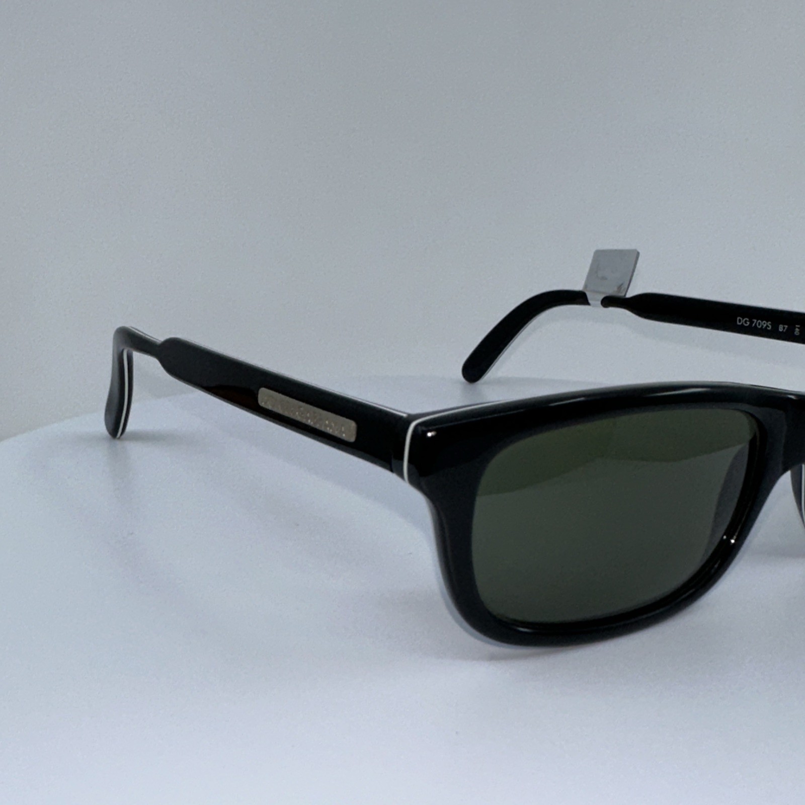 New Authentic Dolce & Gabbana DG 709S Sunglasses C. B7 Shiny Black 52-15mm Italy