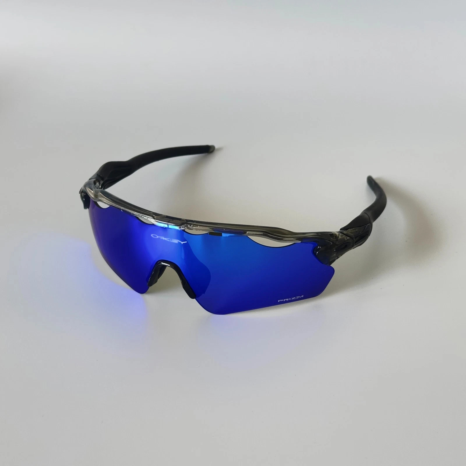 Oakley Radar EV Path OO9208 Sunglasses With Clear Gray Frame And Sapphire IN BOX