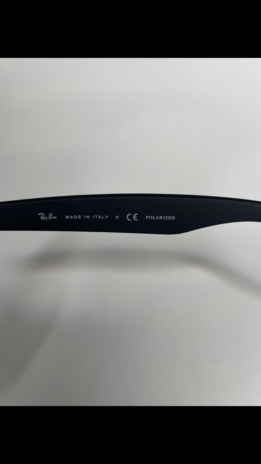 54mm Sunglasses RB4165 622/55 Ray-Ban Justin Black Frame Blue Polarized Lenses
