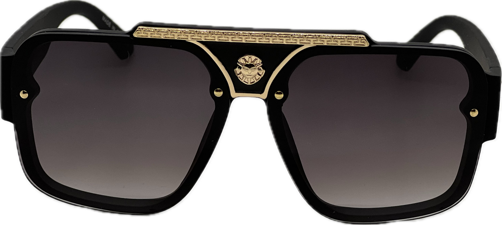 MEN SQUARE DESIGNER SHADES RETRO GOLD RAPPER CLASSIC RETRO LUXURY MODEL EYEWEAR