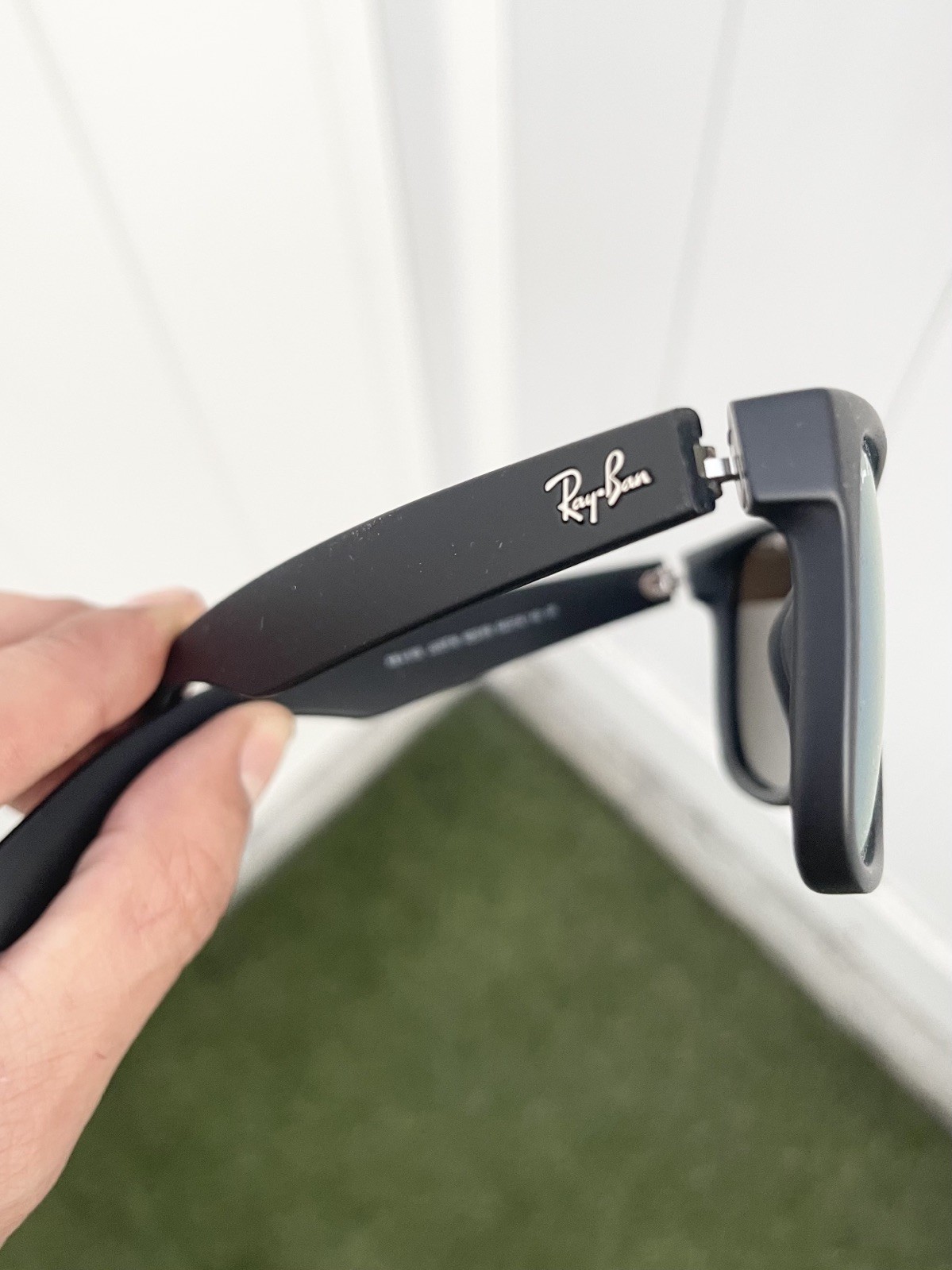 NEW Authentic Ray Ban Polarized Justin RB4165 4165 Black Blue Flash Lens 54/16