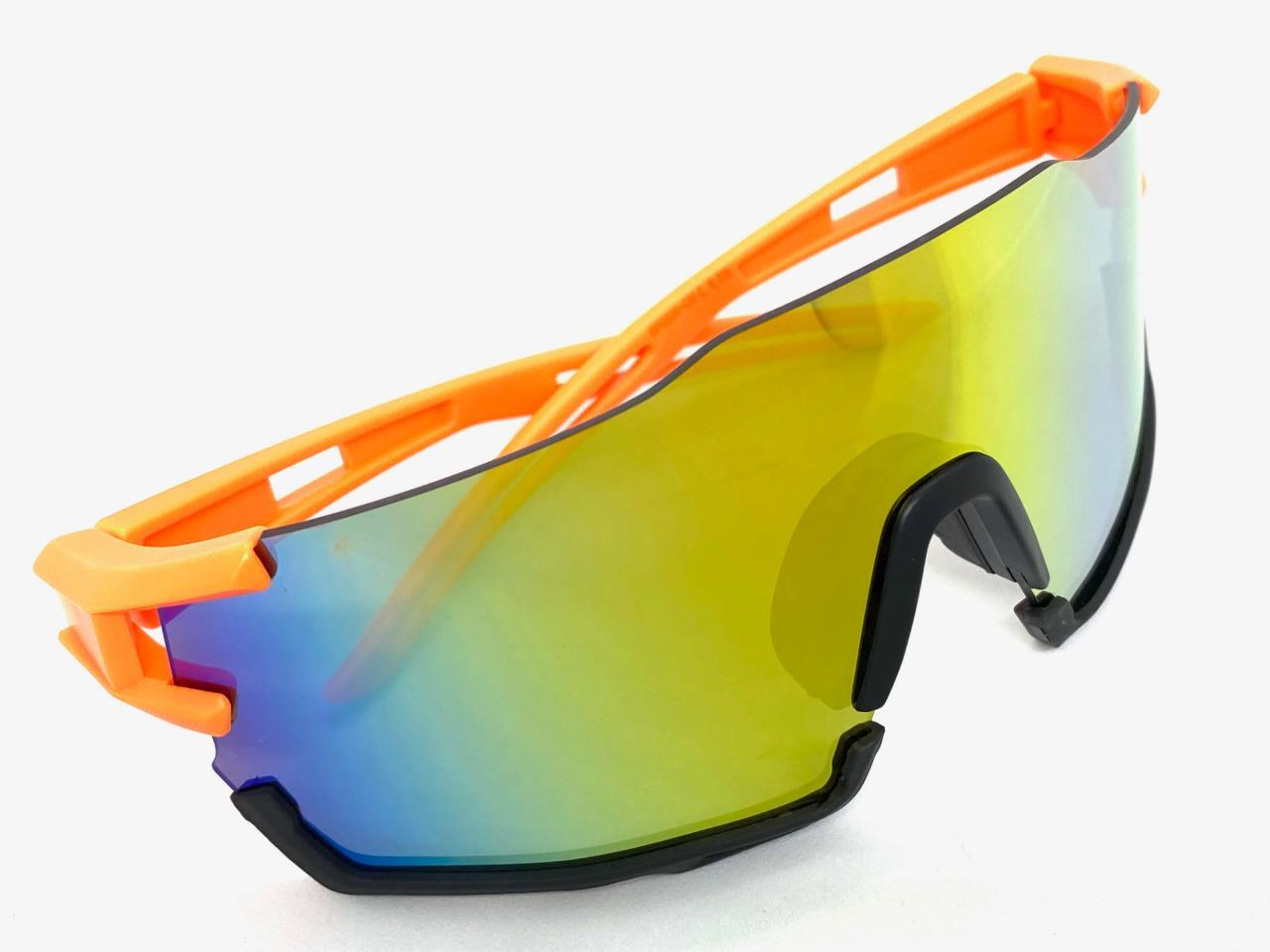 Oversized Sports Wrap Cycling Running SUN GLASSES Lightweight Flexible Frame C5
