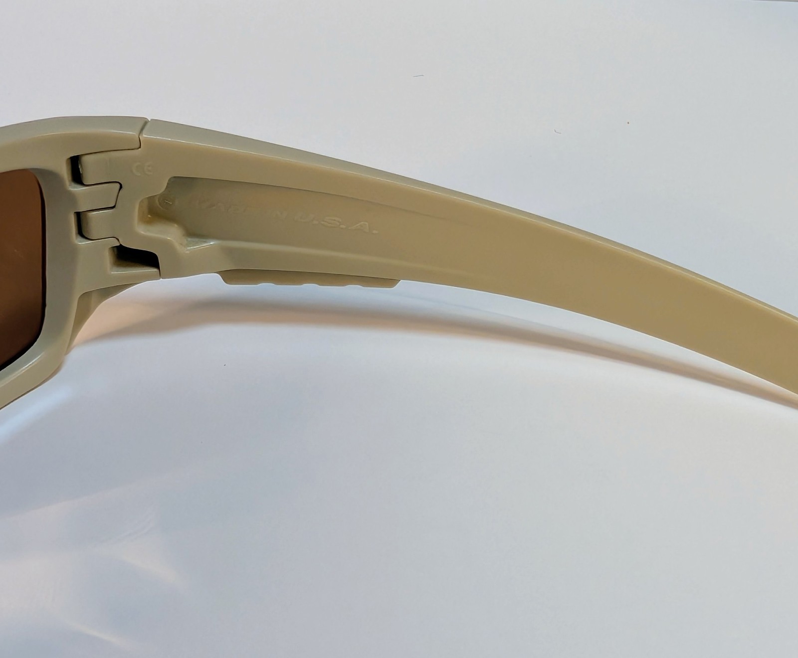 Oakley SI BALLISTIC DET CORD Desert Tan w/ Brown Polorized Lenses. Made In USA!!