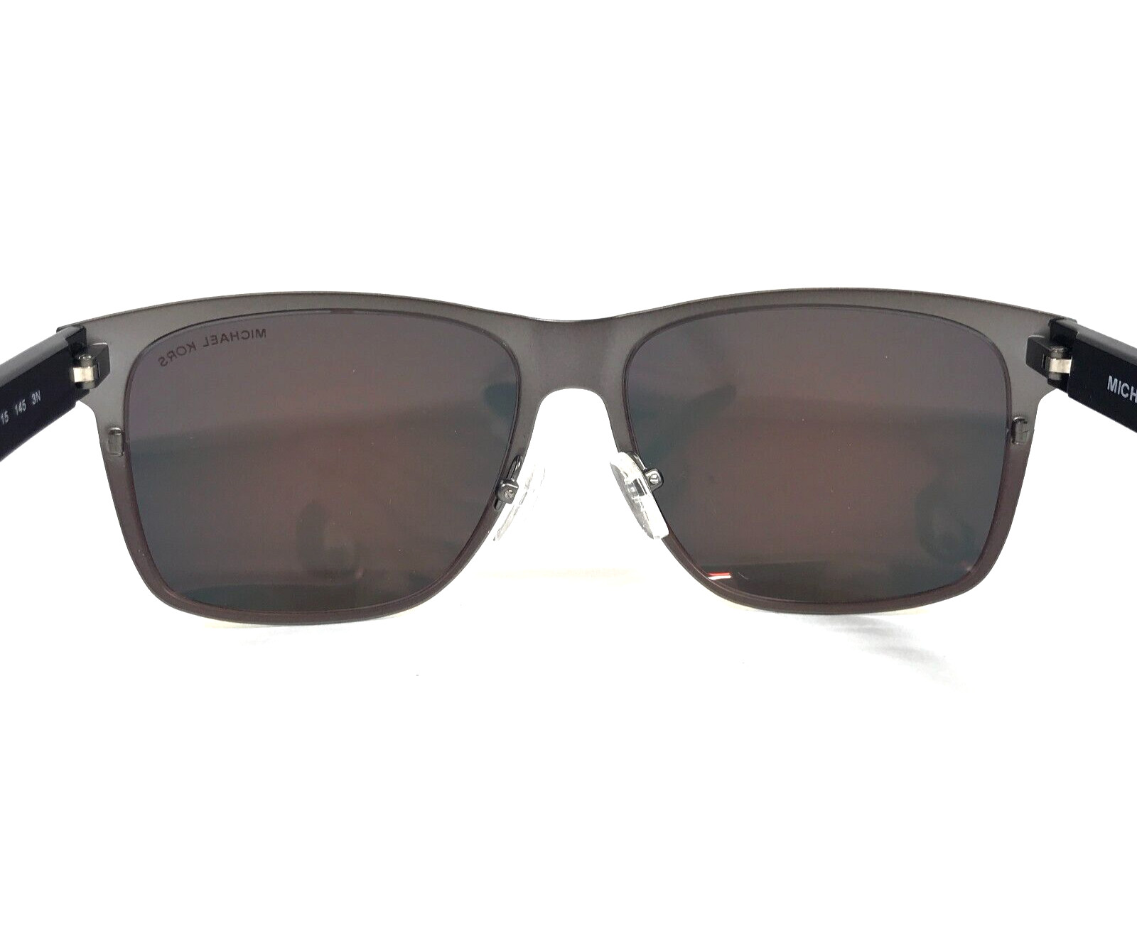 Michael Kors Sunglasses MK1103 Kodiak 10036Q Matte Gunmetal Safety Orange Lenses