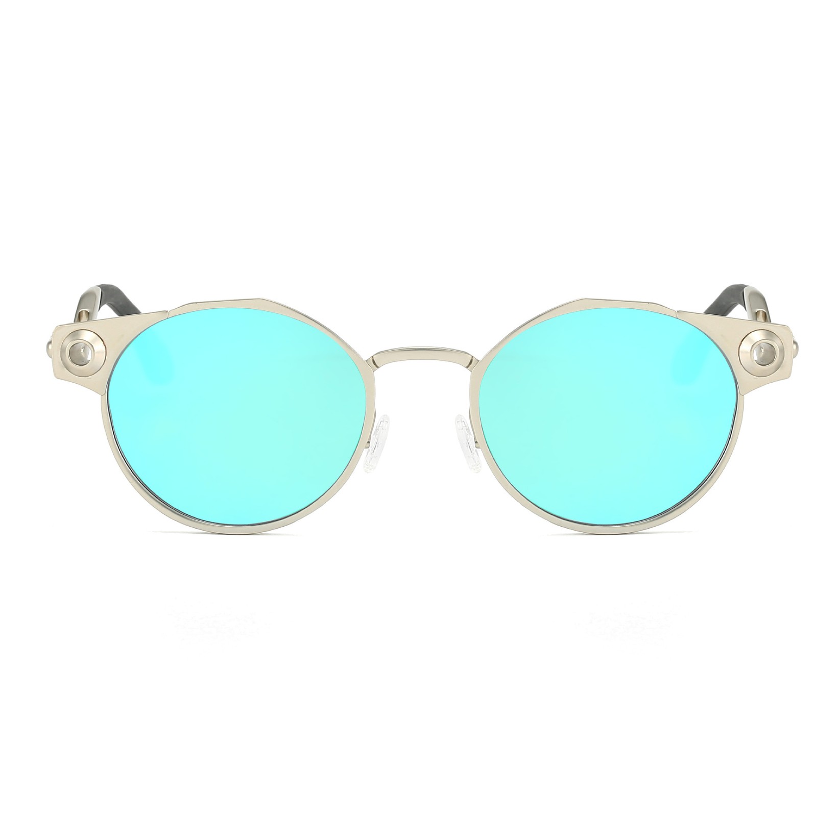 Metal Polarized Sunglasses Futuristic Design for Outdoor Cycling Sports Travel