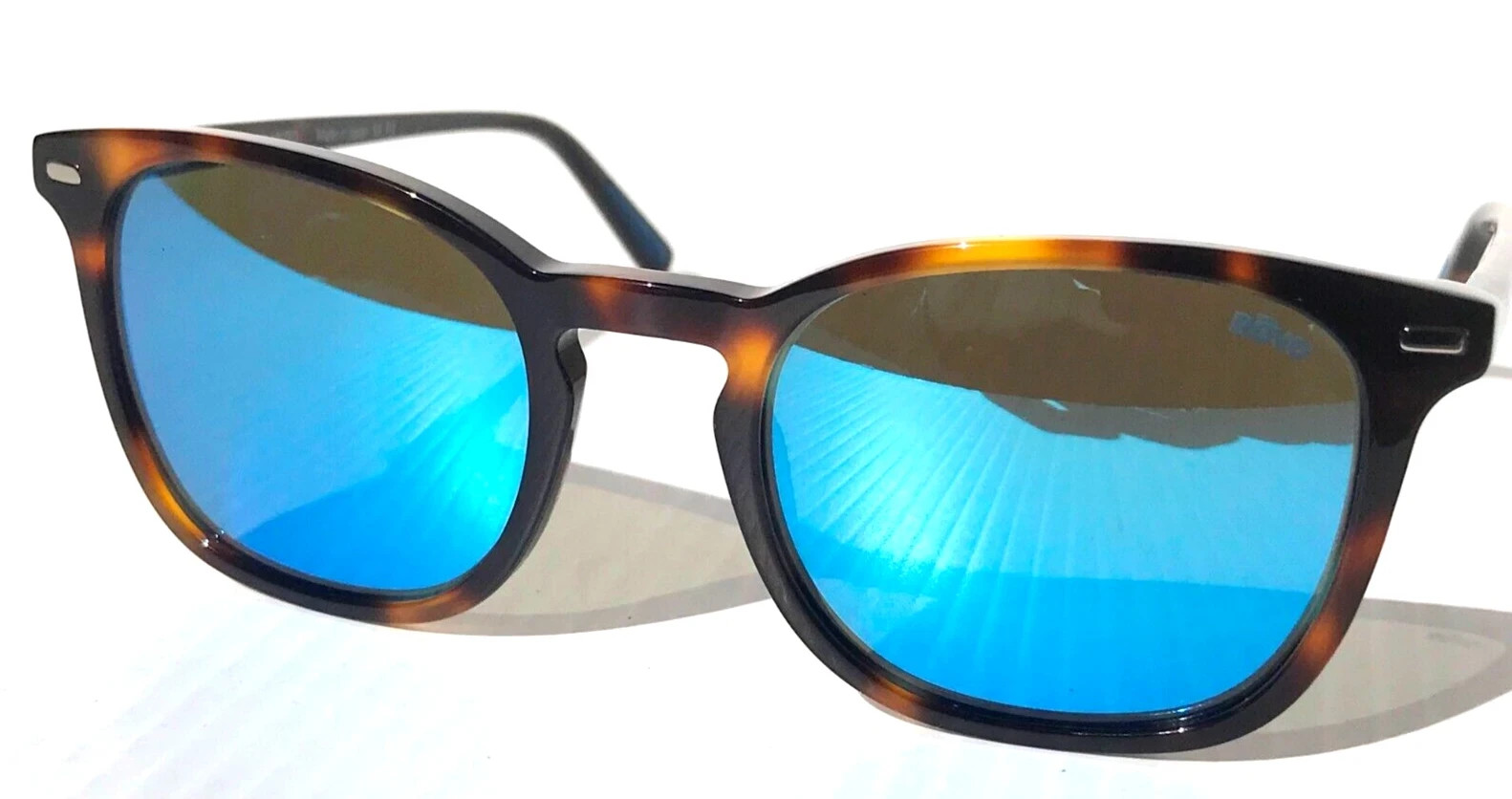 Revo Sunglasses WATSON Tortoise Frame / Blue Water POLARIZED GLASS Lens RE1129