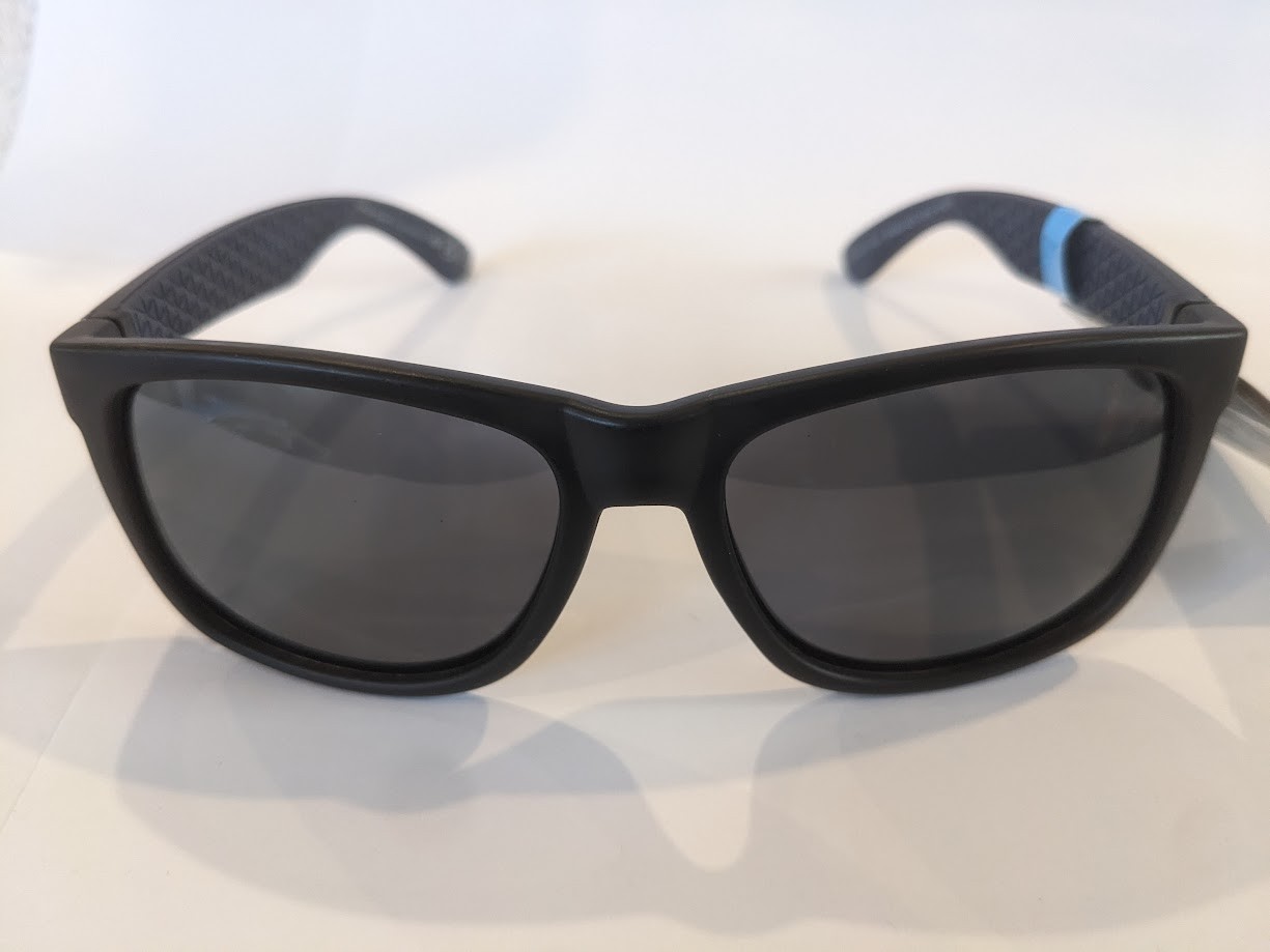 Foster Grant Advanced Comfort Black w Navy Sunglasses 100% UVA/UVB