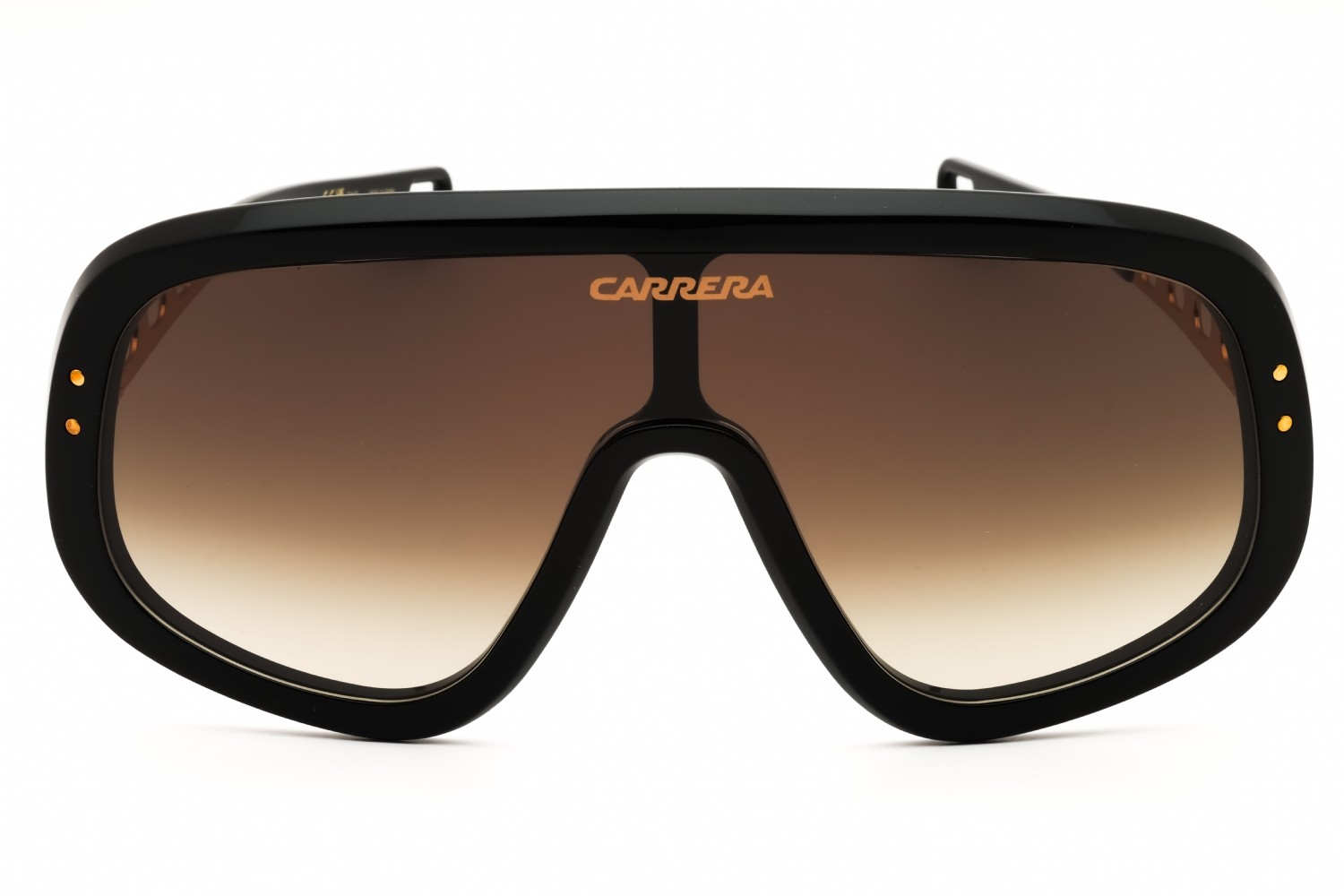 CARRERA FLAGLAB 17 02M2 86 Sunglasses Black Gold Frame Brown Green Lenses 99mm