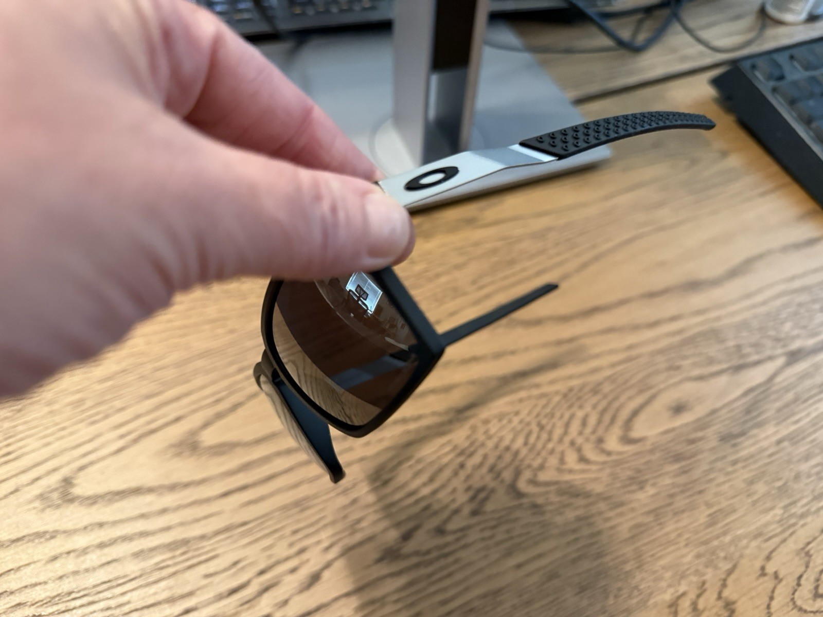 Oakley Exchange Sun Sunglasses Satin Black Prizm Black Lens