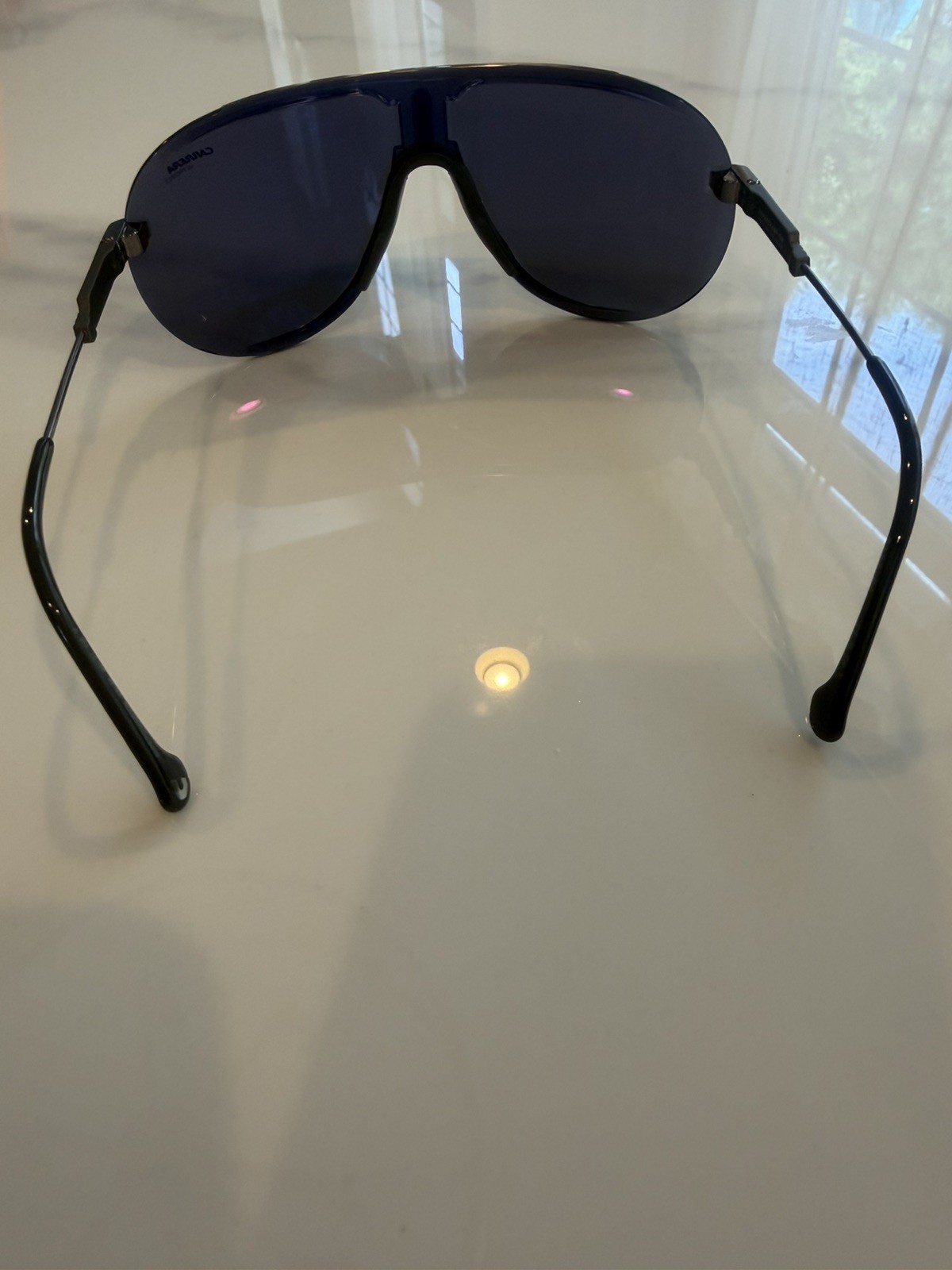 Carrera Speedchampion 8072K Shield Sunglasses Black Gray Lens w/Case #160