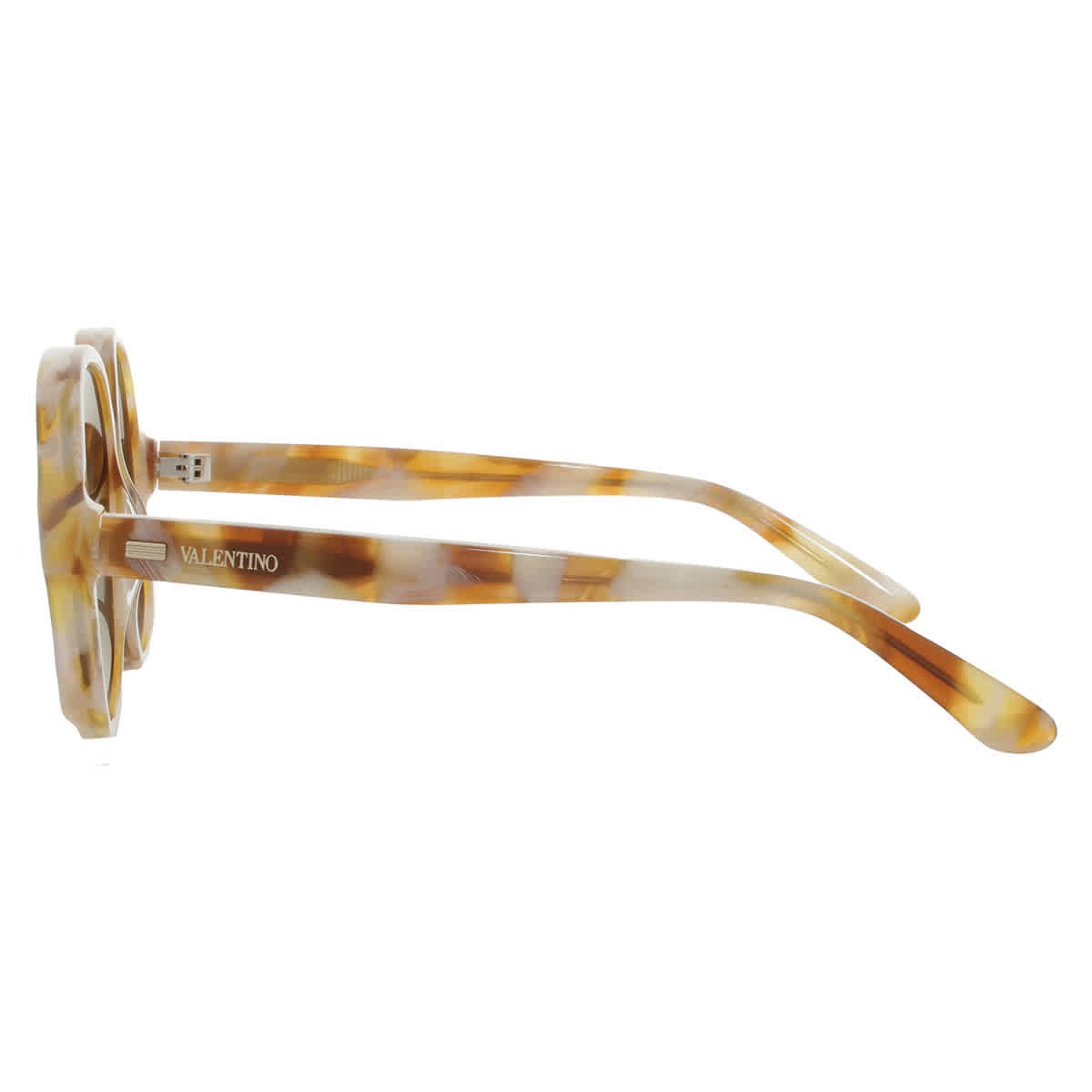Valentino Brown Irregular Unisex Sunglasses VLS-177 B 59 VLS-177 B 59