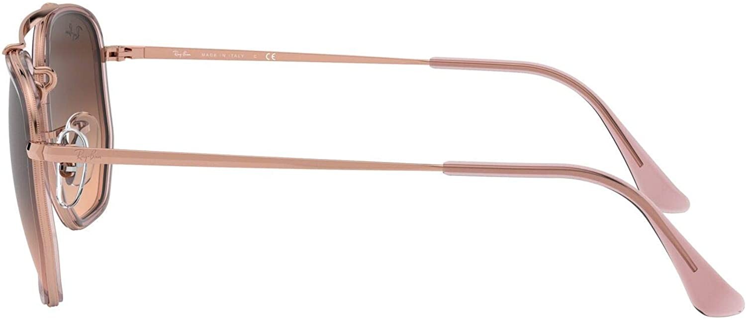 Ray-Ban 0Rb3648M The Marshal Ii Irregular Sunglasses – Copper / Pink Gradient