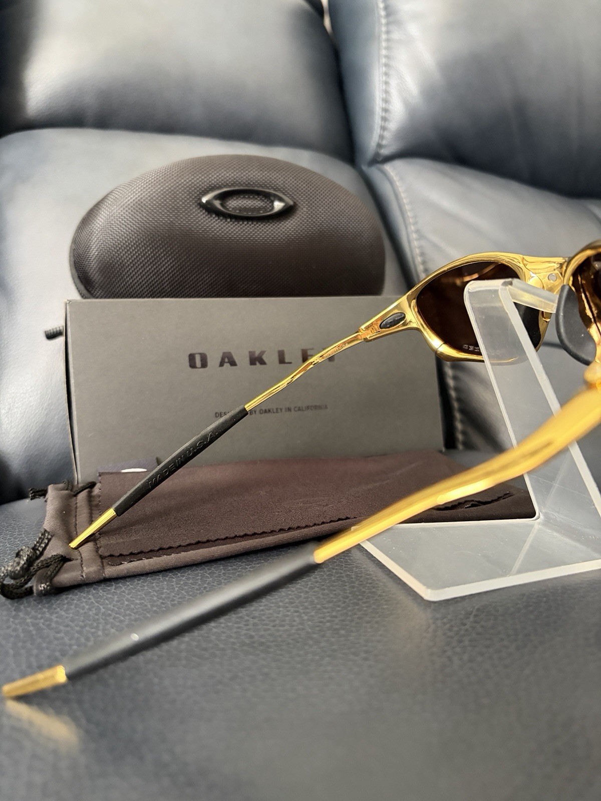 Oakley X-Metal Juliet 1.0 Sunglasses Gold Frame/Gold Lenses Brand New