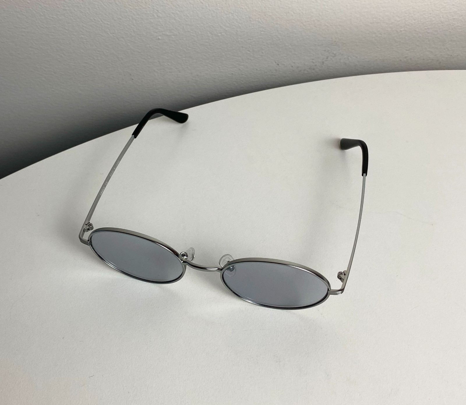 Unisex Sunglasses [ Uniqlo ] w Grey Blue Lens and Silver Metal Frame 54 – 05
