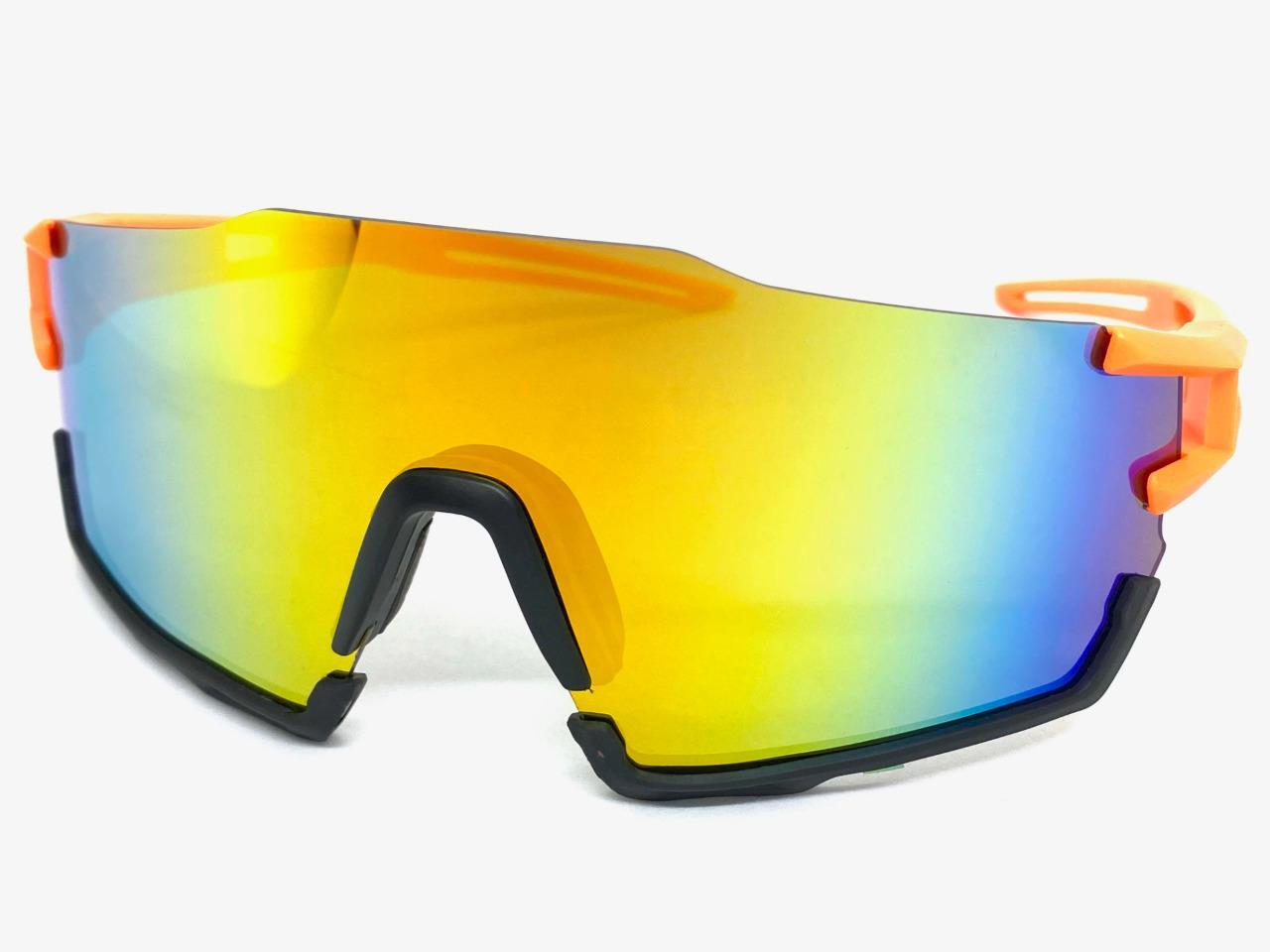 Oversized Sports Wrap Cycling Running SUN GLASSES Lightweight Flexible Frame C5